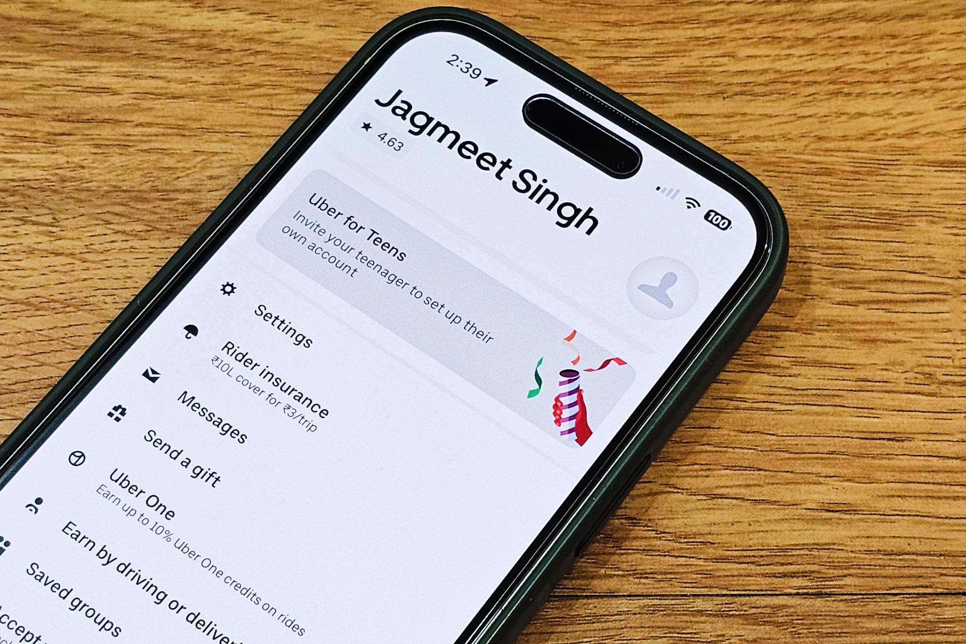 Uber đang thí điểm tài khoản cho thanh thiếu niên ở Ấn Độ